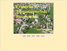 Tablet Screenshot of evang-rutzenmoos.at